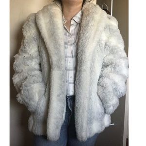 Jordache Vintage Faux Fur Coat